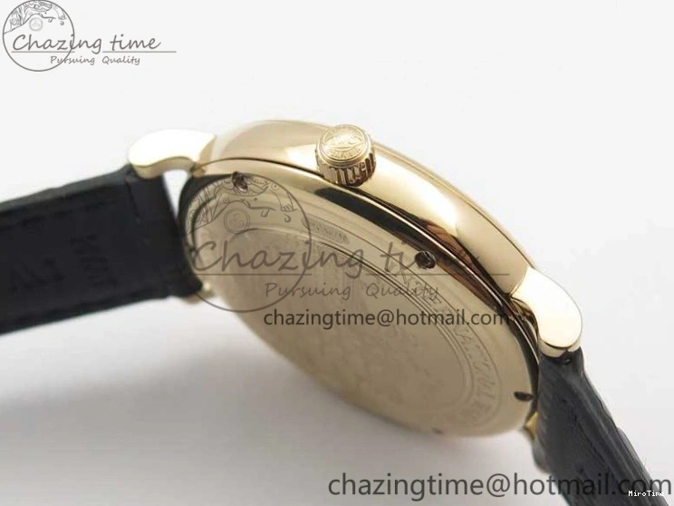 MIROTIME 0203 MoistureWicking Portofino Automatic RG IW356522 FKF 1:1 Best Edition Blue Dial on Black Croco Strap A 7109